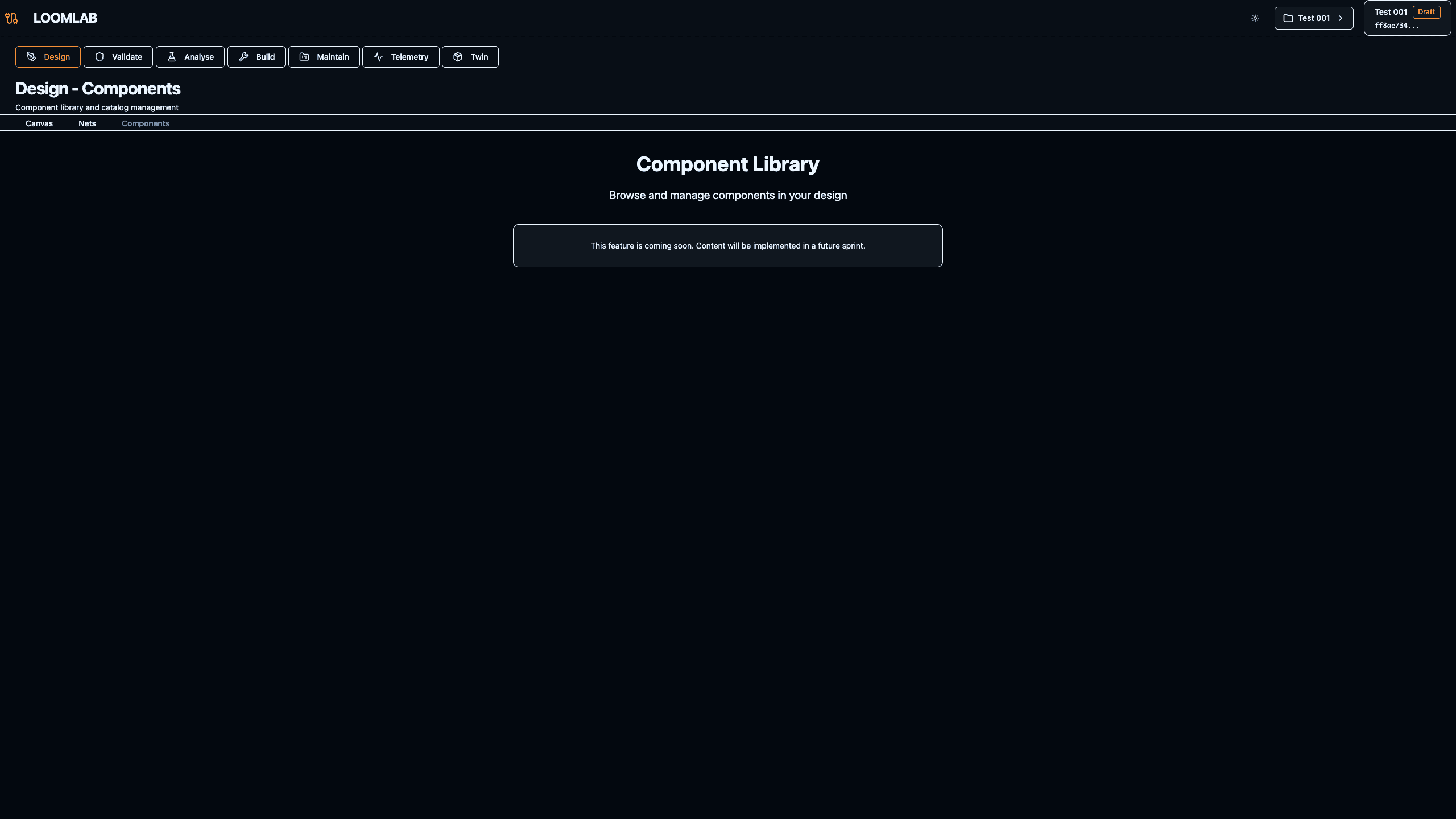 Component Library — Search + Catalog
